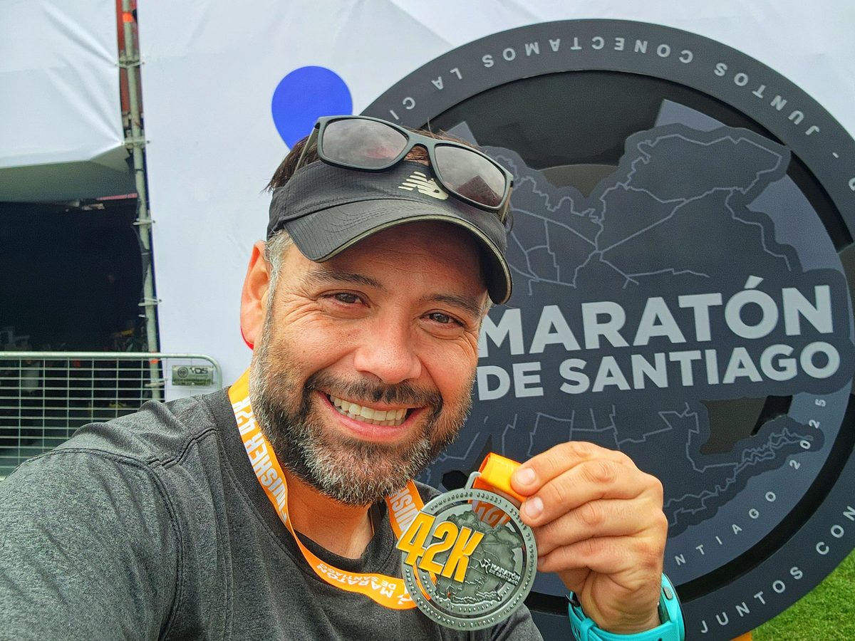 Maratón de Santiago 2025 · Meta del Maratón de Santiago, edición 50 años